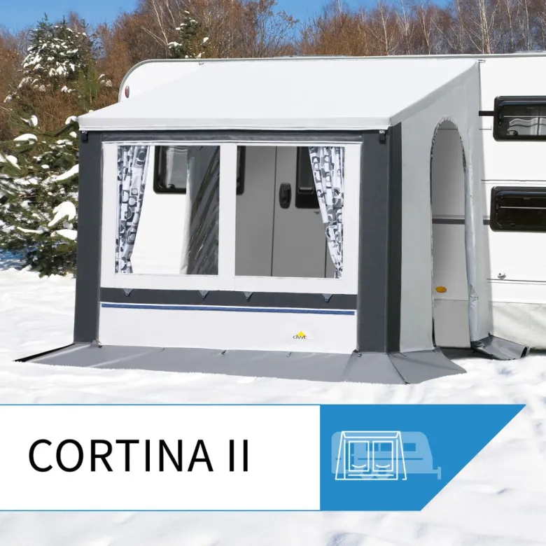 DWT Cortina II 200x150cm AP-Plus wintertent - Grey