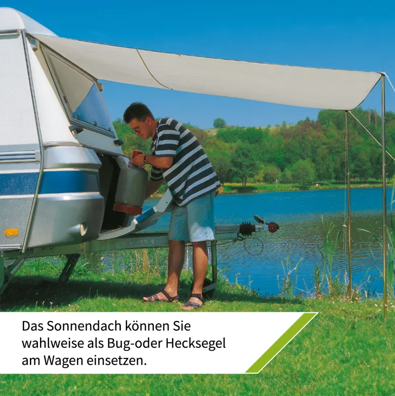 DWT Flora Grey Maat 6 caravanluifel - 450 x 240 cm