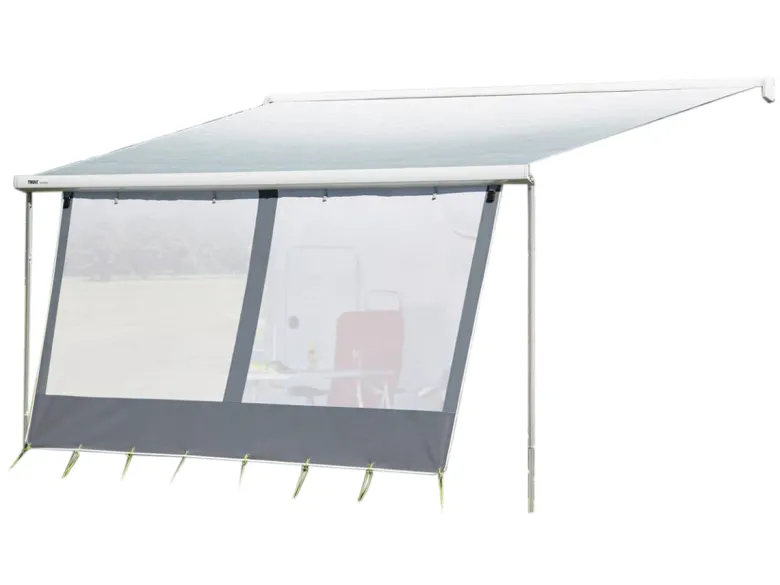 DWT Happy Sun voorwand 240cm witte luifel voorwand