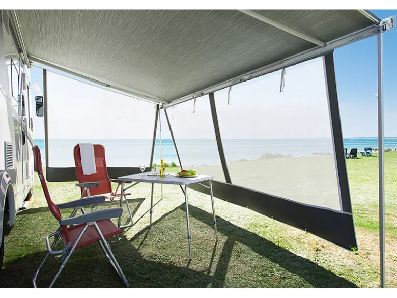 DWT Happy Sun voorwand 240cm witte luifel voorwand