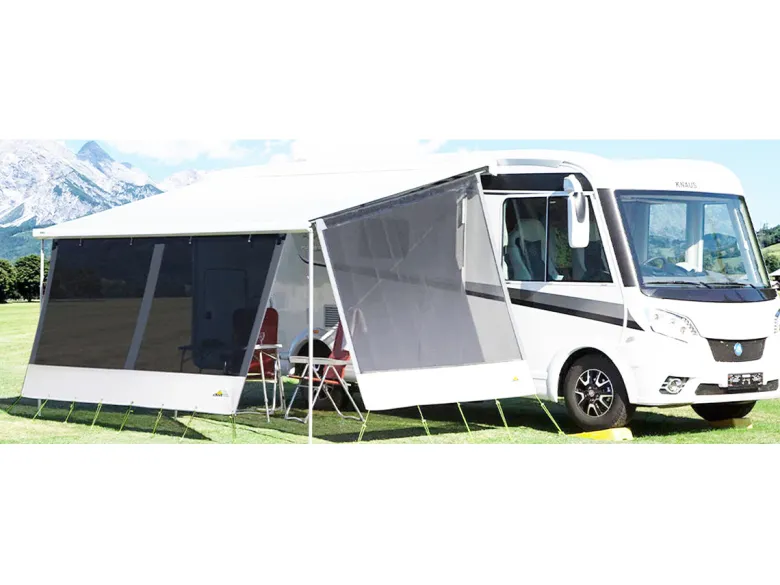 DWT Happy Sun voorwand 240cm zwarte luifel voorwand