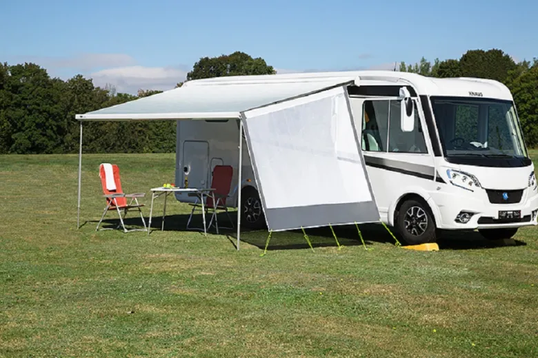 DWT Happy Sun zijwand XL witte luifelzijwand