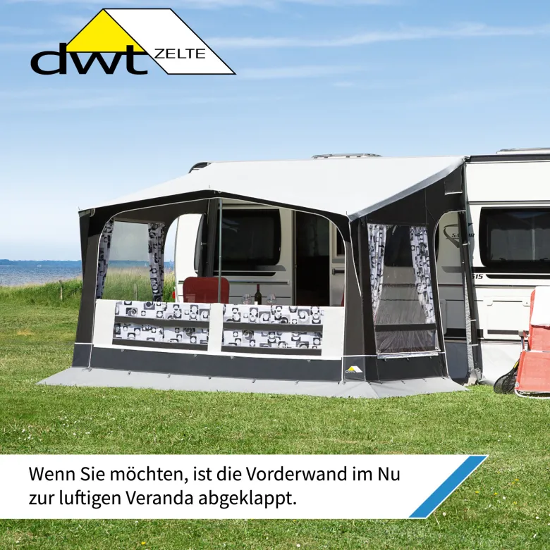 DWT Jazz 400 x 240 cm caravanvoortent - Maat 3