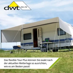 DWT Tour Plus maat 2 schuifluifel - 700 x 240 cm