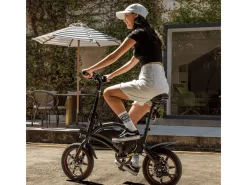 DYU D3S 10Ah Elektrische vouwfiets - Black