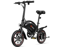 DYU D3S 10Ah Elektrische vouwfiets - Black