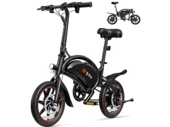 DYU D3S 10Ah Elektrische vouwfiets - Black
