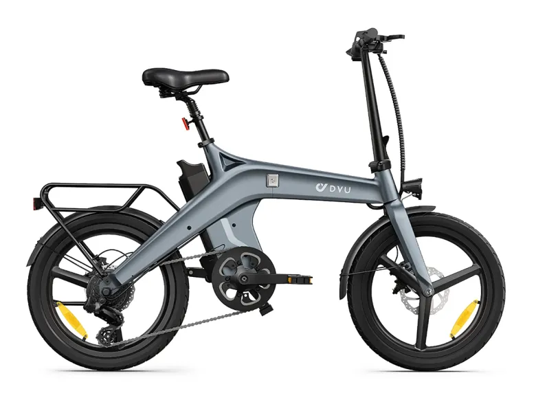 DYU T1 10Ah Elektrische vouwfiets - Grey
