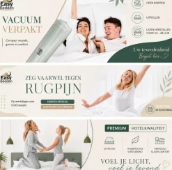 Easy Bedden Koudschuim HR45 matras - 60 x 200 x 20 cm