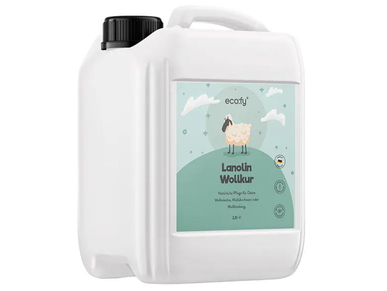 Eco:fy 2,5 Liter Lanoline wolkuur wasmiddel