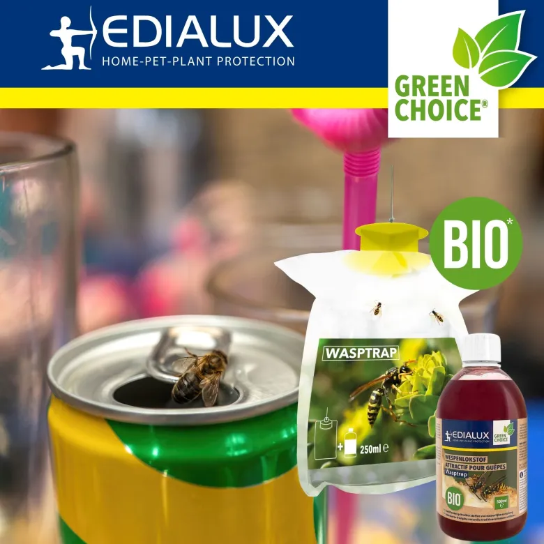 Edialux Gebruiksklare wespvangzak met 250ml lokvloeistof