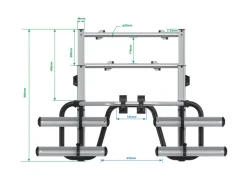 Enduro BS260 fietsendrager - silver