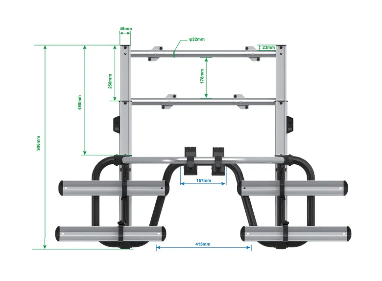 Enduro BS260 fietsendrager - silver