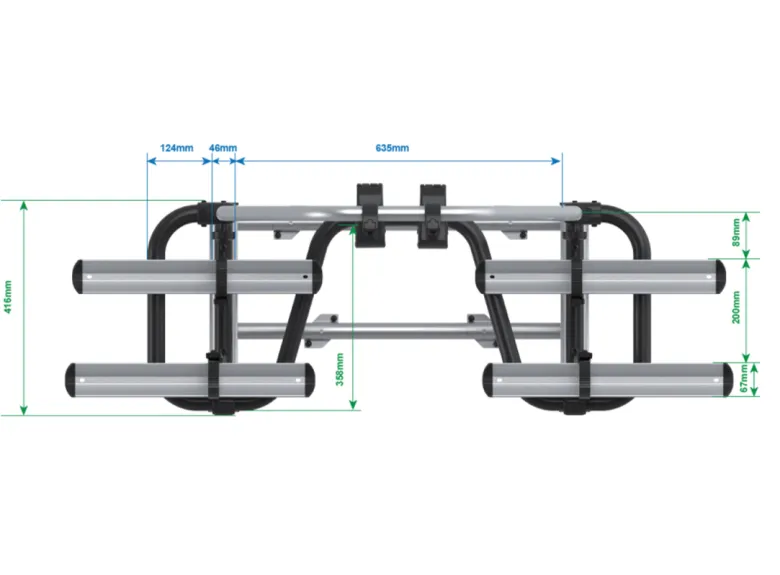 Enduro BS260 fietsendrager - silver