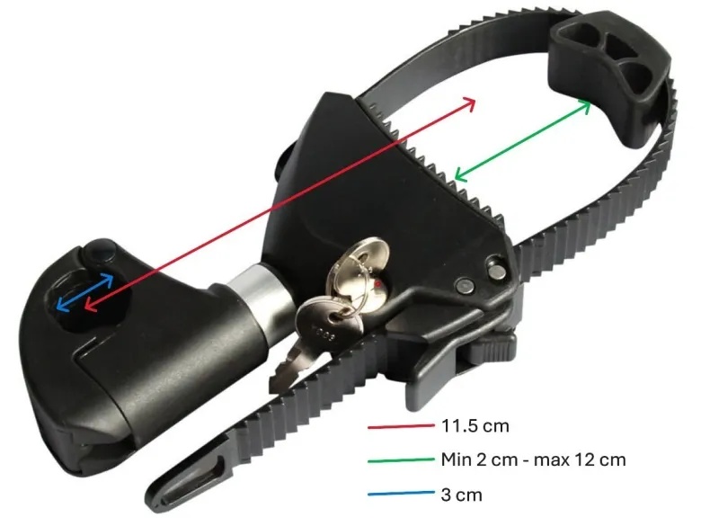 Enduro SD260 framehouder - kort