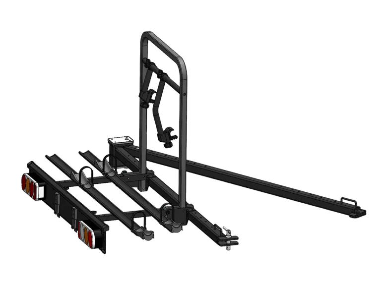 Enduro Sesamo buscamper fietsendrager met chassisbevestiging - black