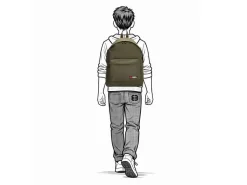 Enrico Benetti Amsterdam 15Inch rugzak - Olive