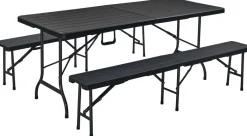 ERRO 180 x 74 cm campingtafel - Wood look