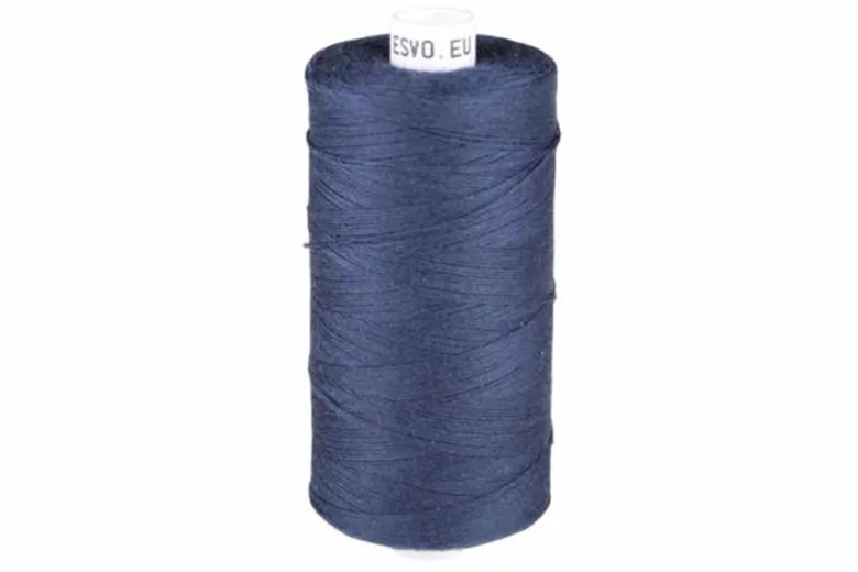 Esvo donkerblauw polyester/katoen dikte 50 tentgaren