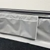 ESVO 8 meter tochtstrook met klittenband en opbergzak - Grey
