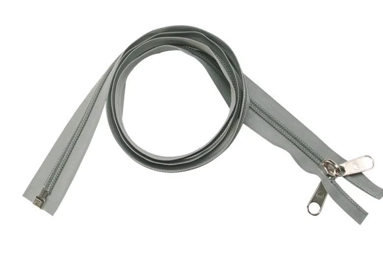 ESVO 10 mm 200 cm lichtgrijs deelbare rits
