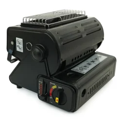 Eurocatch camping gaskachel - black