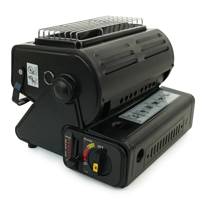 Eurocatch camping gaskachel - black