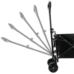 Eurocatch opvouwbare bolderkar - Black