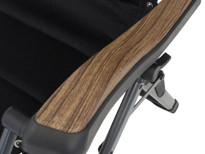 Eurotrail Majestic 3D Mesh Relaxstoel - Black
