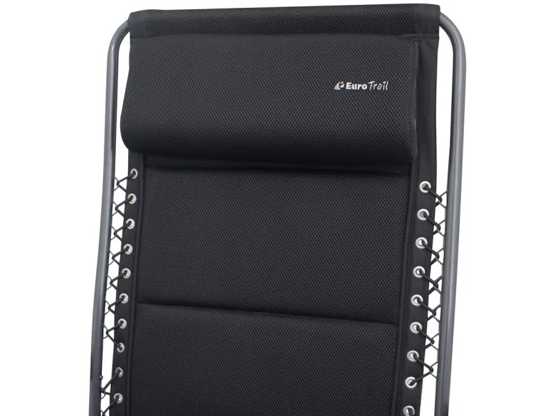 Eurotrail Majestic 3D Mesh Relaxstoel - Black