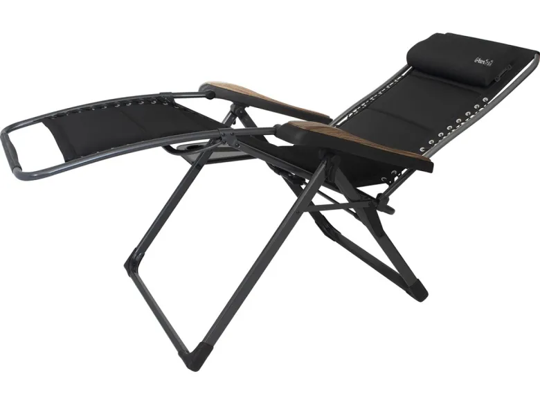 Eurotrail Majestic 3D Mesh Relaxstoel - Black