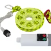 Eurotrail 5 meter draadloos verlichte scheerlijn - Yellow