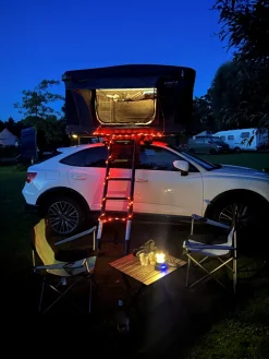 Eurotrail 5 meter draadloos verlichte scheerlijn - White