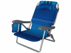 Eurotrail Perez Recycled Royal Blue strandstoel