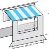 Eurotrail 284 x 190 cm universele voorwand