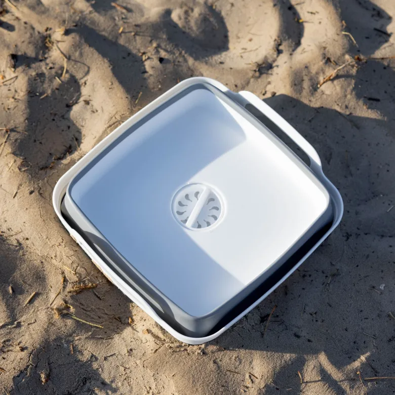 EveBase opvouwbare wasbak met waterafvoer