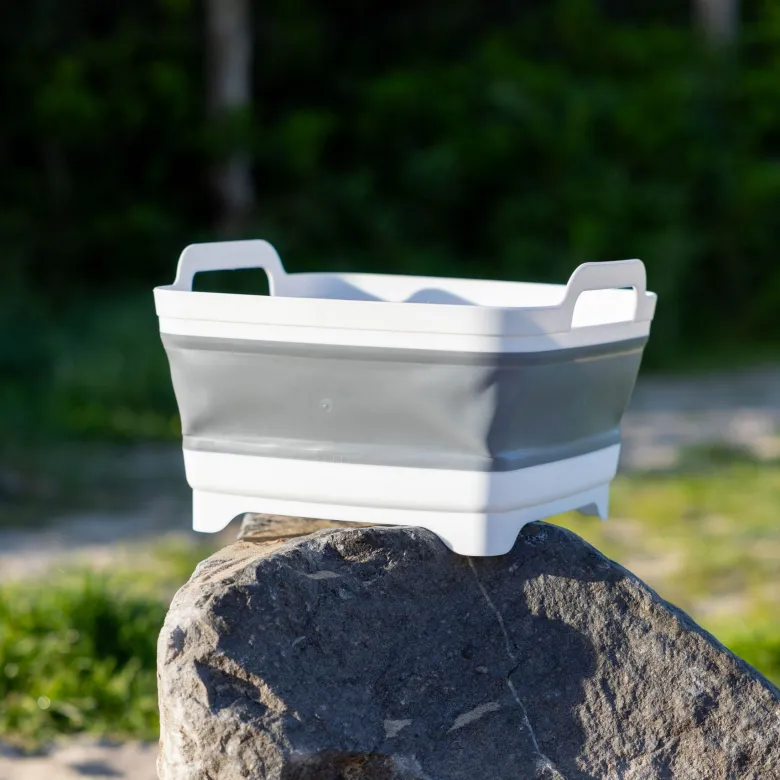 EveBase opvouwbare wasbak met waterafvoer