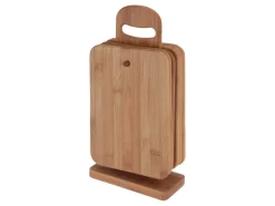 Excellent Houseware bamboe snijplanken met standaard