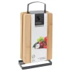 Excellent Houseware bamboe snijplanken met metalen standaard
