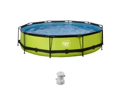 EXIT Lime 360x76cm Zwembad met pomp - Green