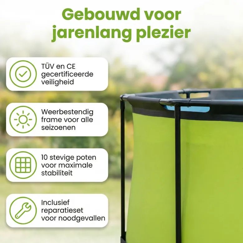 EXIT Lime 360x76cm Zwembad met pomp - Green