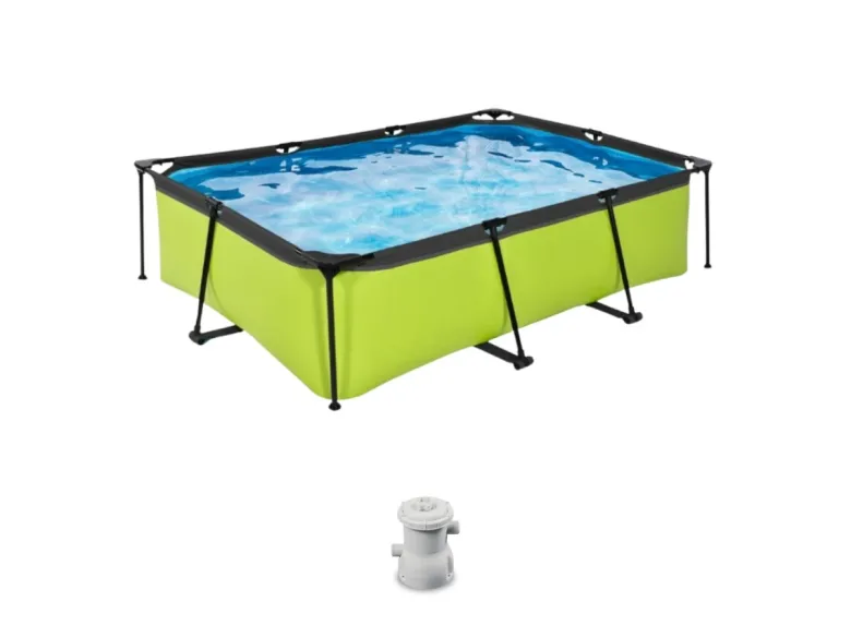 EXIT Lime 220x150x65cm Zwembad met pomp - Green