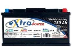 ExtraPOWER 150 Ah lithium accu