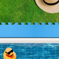 Eyepower 50x50cm set van 4 zwembad vloertegels - Blue