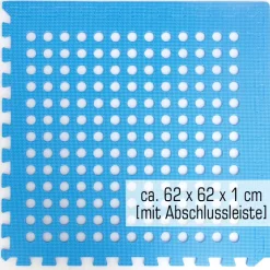 Eyepower 62x62cm set van 4 zwembad vloertegels - Blue