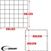 Eyepower 50x50cm set van 36 zwembad vloertegels - Blue