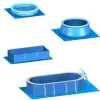 Eyepower 62x62cm set van 36 zwembad vloertegels - Blue