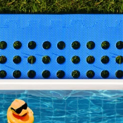Eyepower 62x62cm set van 36 zwembad vloertegels - Blue
