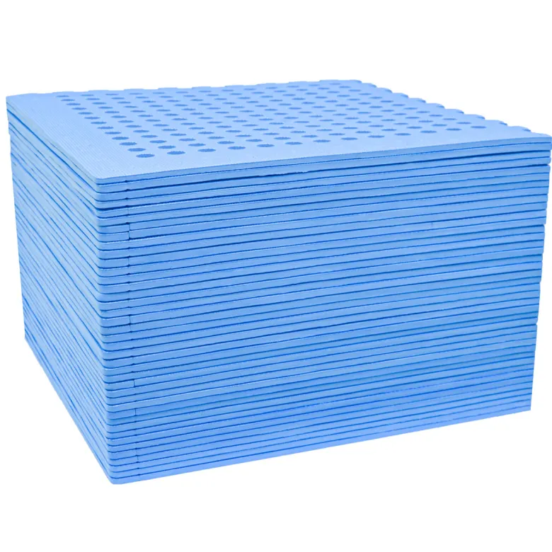 Eyepower 62x62cm set van 40 zwembad vloertegels - Blue