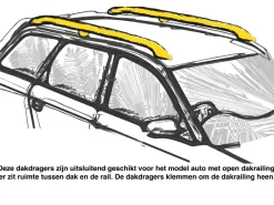 Farad open dakrail dakdragers - Dacia Sandero Stepway 2013-2020
